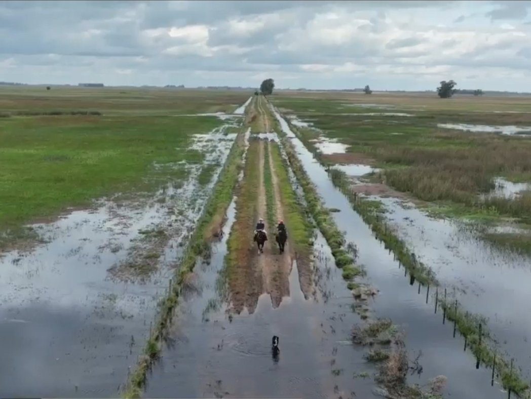 caminos inundados
